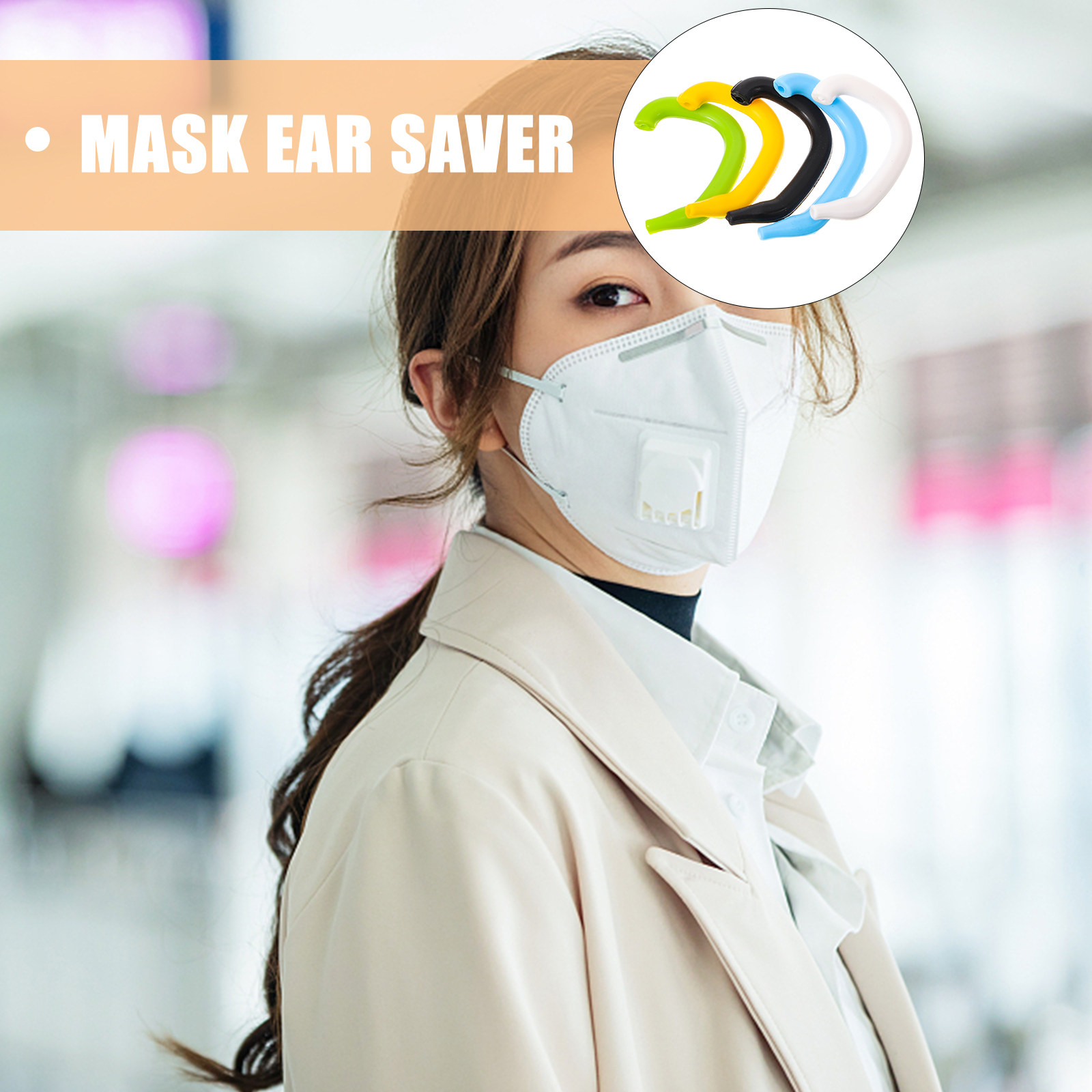 5Pcs Premium Silicone Ear Save - Disposable Surgical Mask review and price