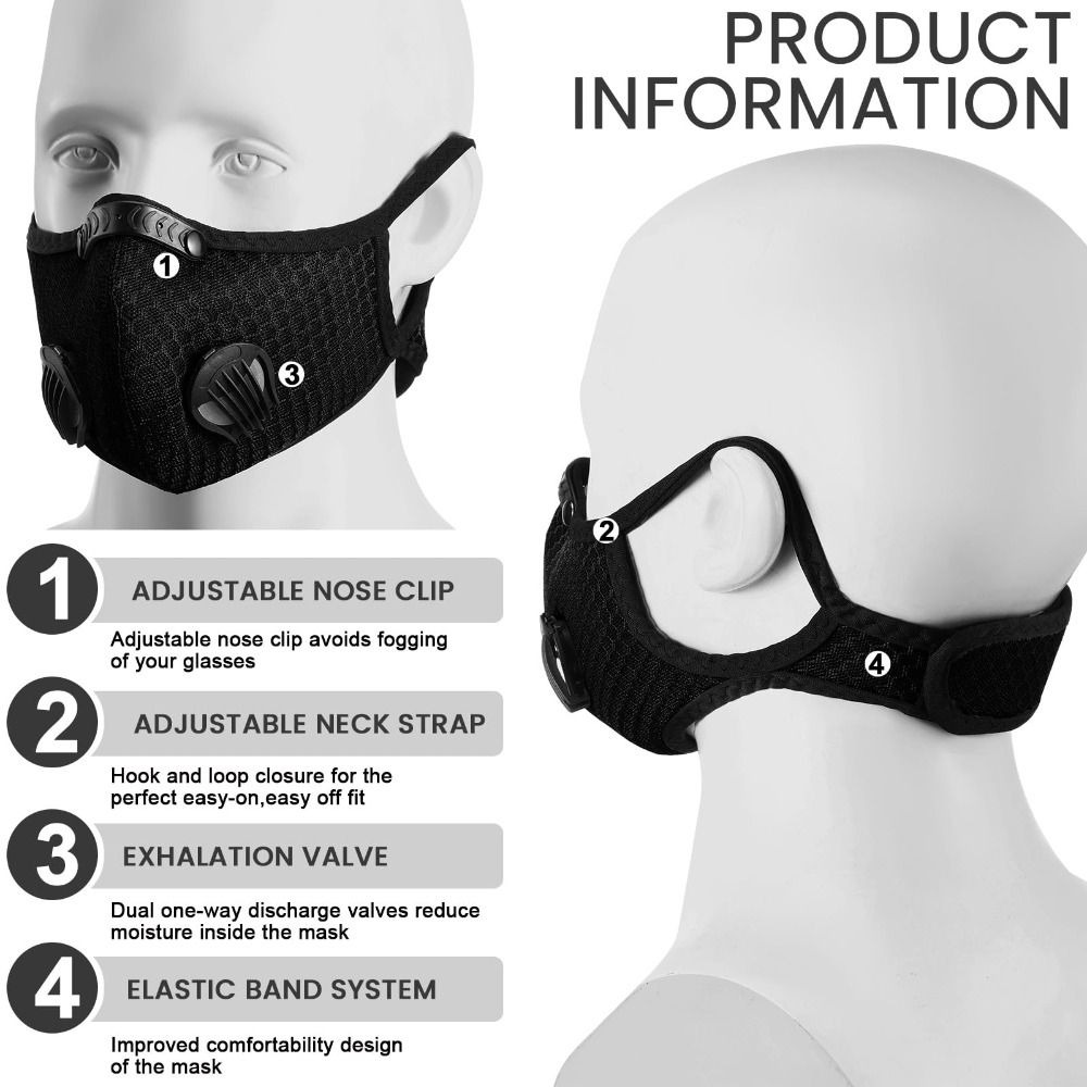 Breathable Ergonomic Dust Mask - Anti Pollution Mask review and price