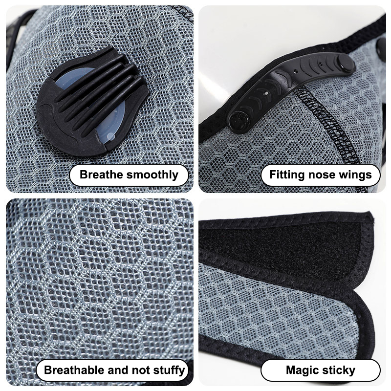 New Cycling Face Mask With Fil - Anti Pollution Mask review and price