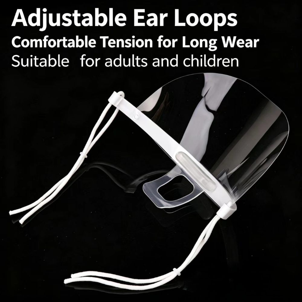 Anti-Fog Clear Catering Mouth  - Mask Lanyard Adjustable review and price